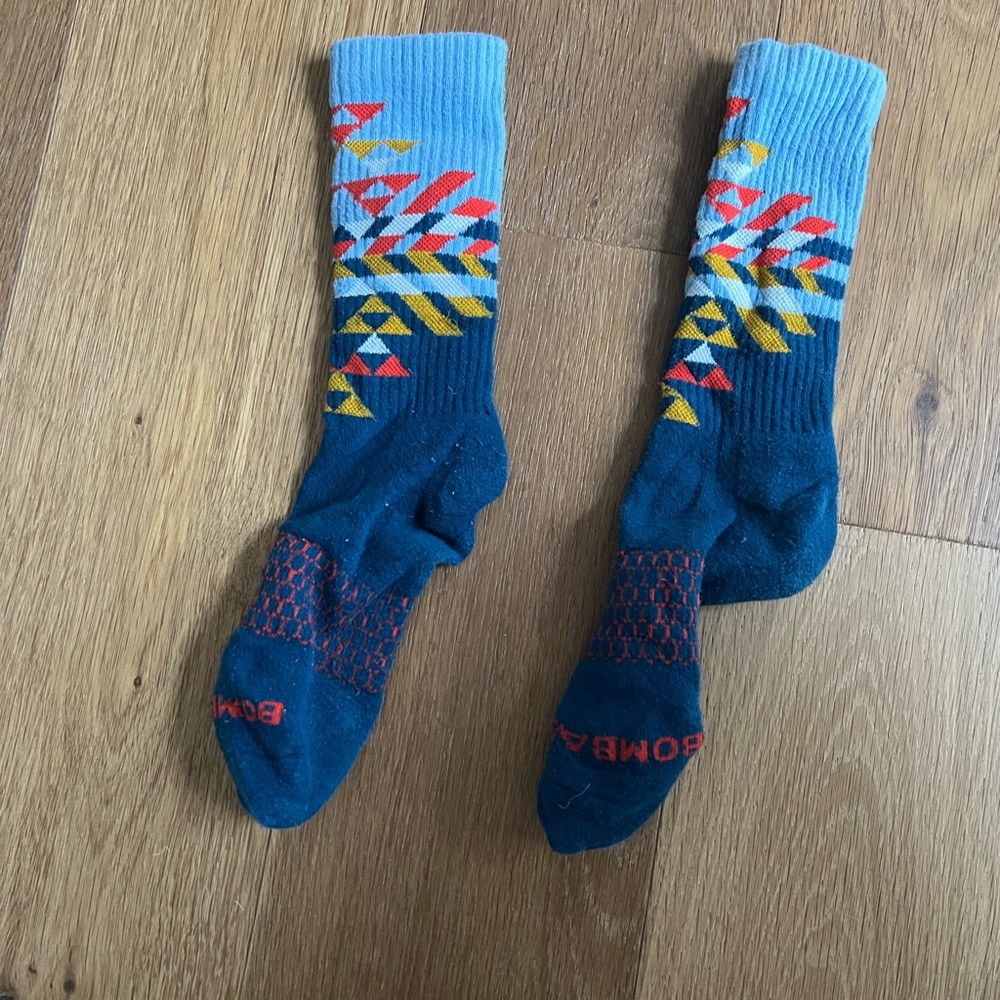 Bombas - Snowflake Sock - Fits size 8.5-9.5